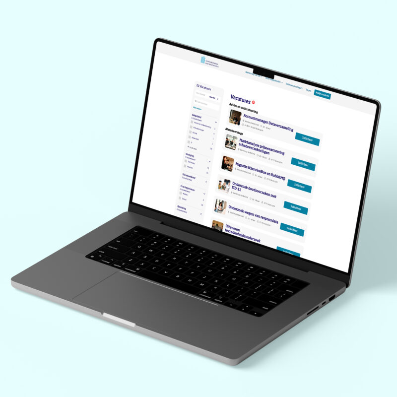 mockup werkenbij website cbs