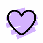 icoon hart roze